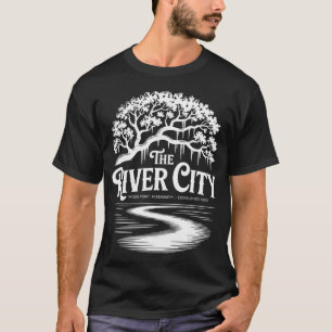 Camiseta O River City Moss Point Live Oak est 1901 vintage