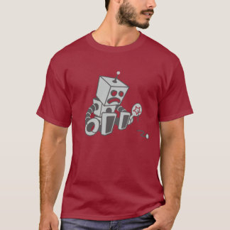 Camiseta o robô triste