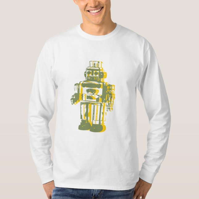 Camiseta o robot_yellow, robot_green (Frente)