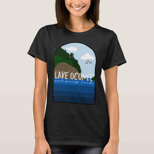 Camiseta O Rochedo Saltitante do Lago Oconee (Frente)