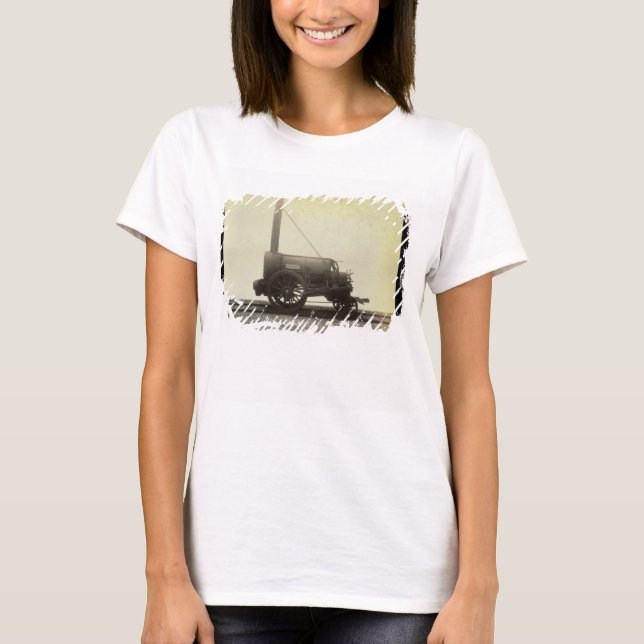 Camiseta O "Rocket" desenhado por George Stephenson (1781-1 (Frente)