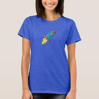Camiseta O Rocket escuro das mulheres de Tabitha Fink