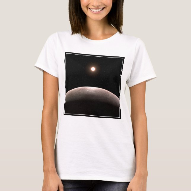 Camiseta O Rocky Exoplanla Lhs 475 B E A Sua Estrela Anfitr (Frente)