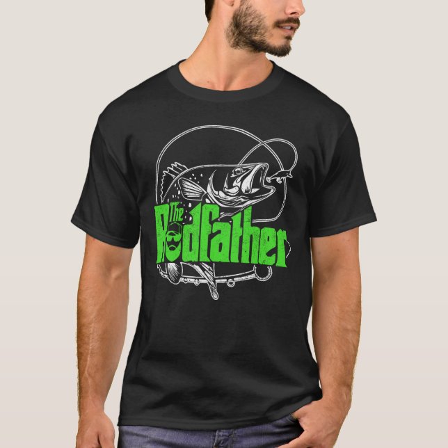 Camiseta O Roddad Funny e os Pescadores Oferecem Pesca (Frente)