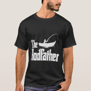 Camiseta O Rodfather Filme Divertido de Pesca Dia dos Pais