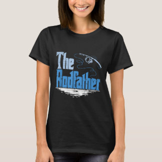 Camiseta O Rodfather Paródia Divertida de Pesca