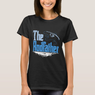 Camiseta O Rodfather Paródia Divertida de Pesca