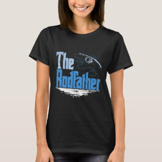 Camiseta O Rodfather Paródia Divertida de Pesca