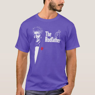 Camiseta O Rodfather Rod Stewart Paródia do Padrinho Design
