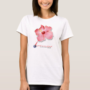 Camiseta o rosa é nosso amigo