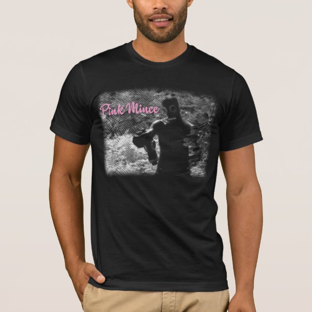 Camiseta O rosa tritura boas vindas você (Frente)
