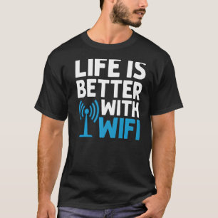 Camiseta O Roteador Wifi - Internet - Senha Aspas Computado