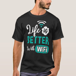 Camiseta O Roteador Wifi - Internet - Senha Aspas Computado