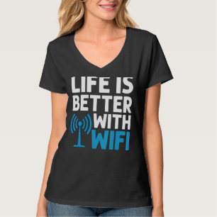 Camiseta O Roteador Wifi - Internet - Senha Aspas Computado