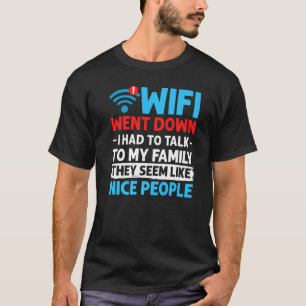 Camiseta O Roteador Wifi - Internet - Senha Aspas Computado