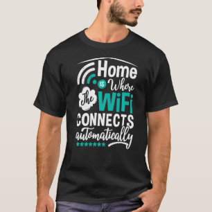 Camiseta O Roteador Wifi - Internet - Senha Aspas Computado