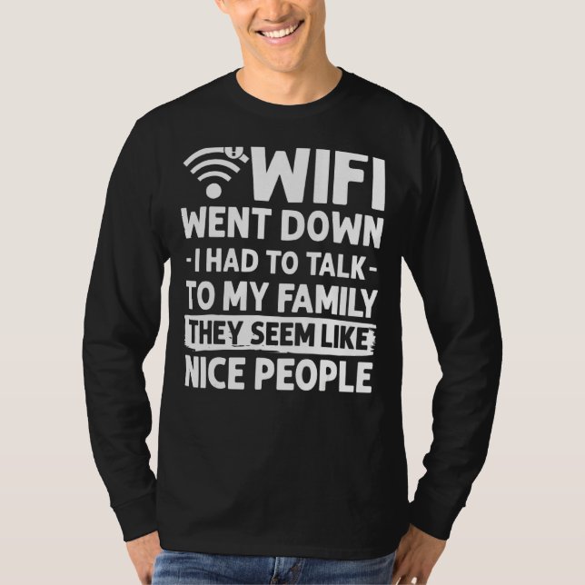 Camiseta O Roteador Wifi - Internet - Senha Aspas Computado (Frente)