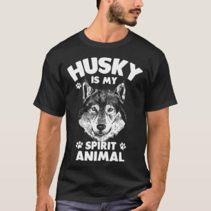 Camiseta O Rouco De Cachorro Siberiano É O Meu Animal Espír