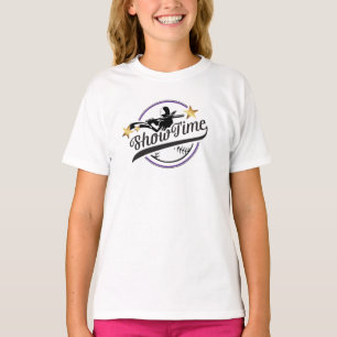 Camiseta O roupa americano das meninas 3/4 de t-shirt do