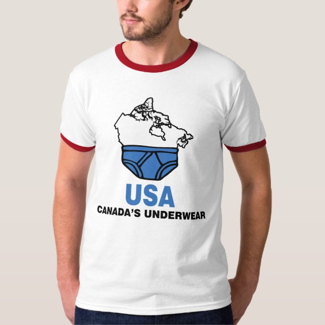 Camiseta O roupa interior de Canadá (Frente)