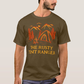 Camiseta O Rusty Tent Ranger Camping Amigos Camper Buddy