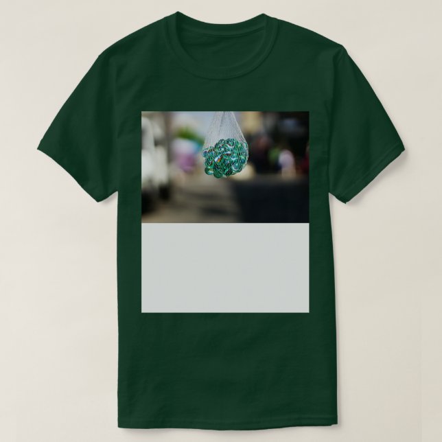 Camiseta o saco de bolas de gude (Frente do Design)