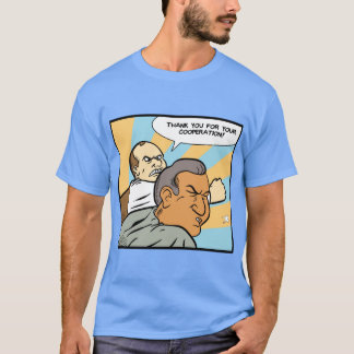 Camiseta O sacudir Conroy golpeia polidamente uns desenhos