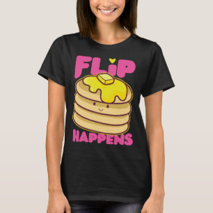 Camiseta O Sacudir do Criador de Pancake Acontece