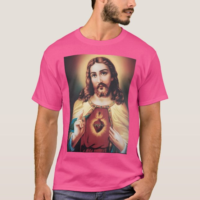 Camiseta O Sagrado Coração de Jesus (Frente)
