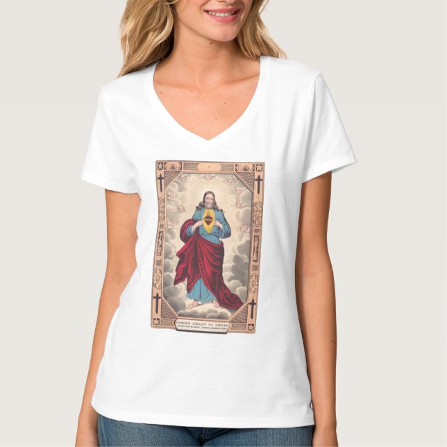 Camiseta O Sagrado Coração de Jesus (Frente)
