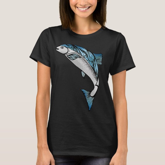 Camiseta O Salmão do Conhecimento (Frente)
