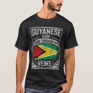 Camiseta O Sangue Da Guiana Atravessa Minhas Veias