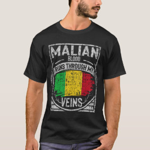 Camiseta O Sangue Do Mali Passa Pelas Minhas Veias
