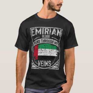 Camiseta O Sangue Emirian Atravessa Minhas Veias