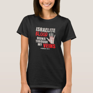 Camiseta O Sangue Israelita Atravessa Minhas Veias