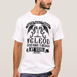 Camiseta O Sangue MCLEOD Passa Pelas Minhas Veias