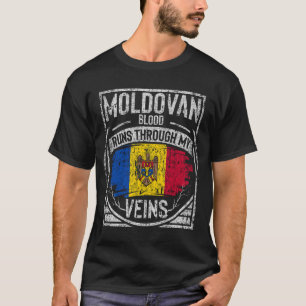 Camiseta O Sangue Moldovan Atravessa Minhas Veias