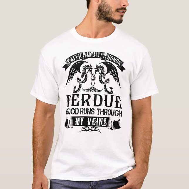 Camiseta O Sangue PERDUE Passa Pelas Minhas Veias (Frente)