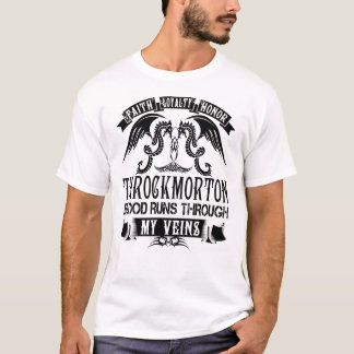 Camiseta O Sangue THROCKMORTON Passa Pelas Minhas Veias