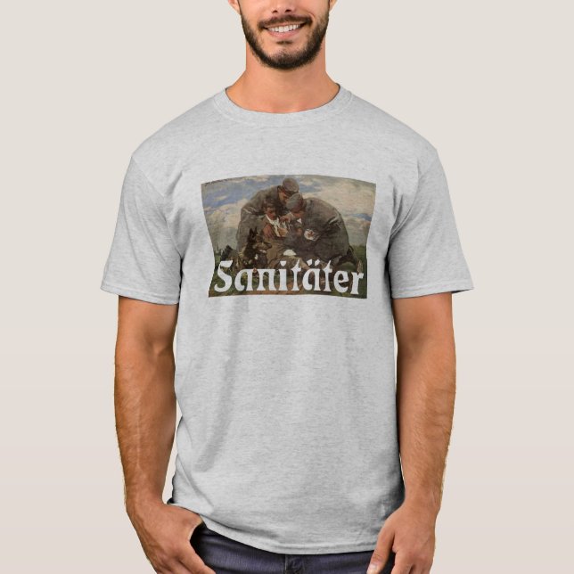 Camiseta O Sanitäter durante a grande guerra (Frente)