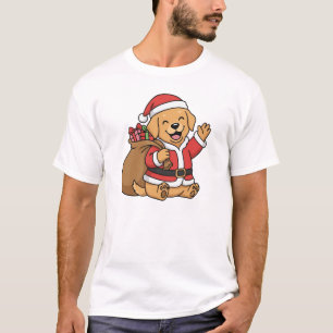 Camiseta O Santa Patas Está Chegando à Cidade Casaco de Nat