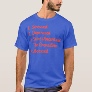 Camiseta O Santo deprimido em stress Vincent e o