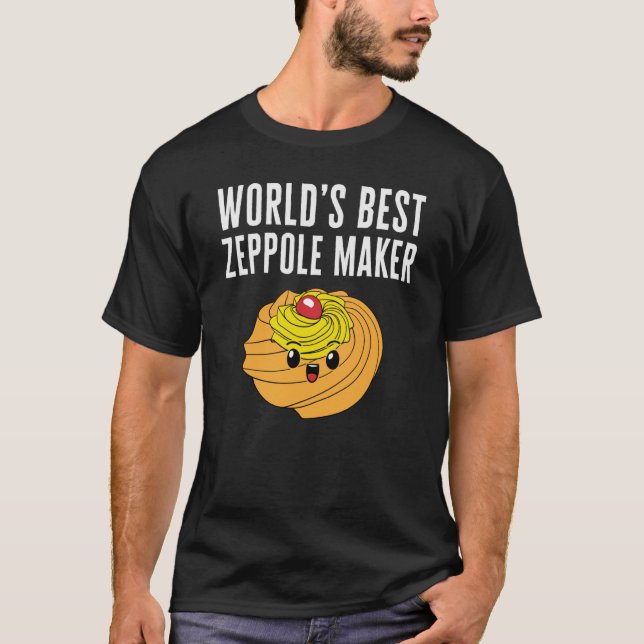 Camiseta O santo Joseph's Day World's Best Zeppole Maker It (Frente)