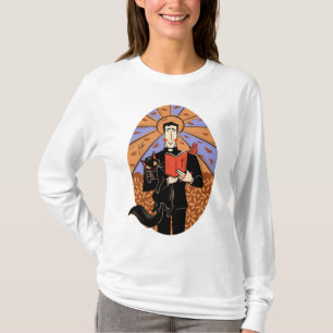 Camiseta O Santo Luke é negro
