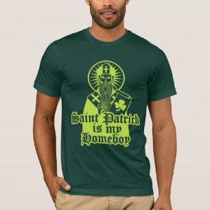 Camiseta O santo Patrick é meu ficar em casa