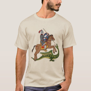 Camiseta O Santo Romano George e o Dragão