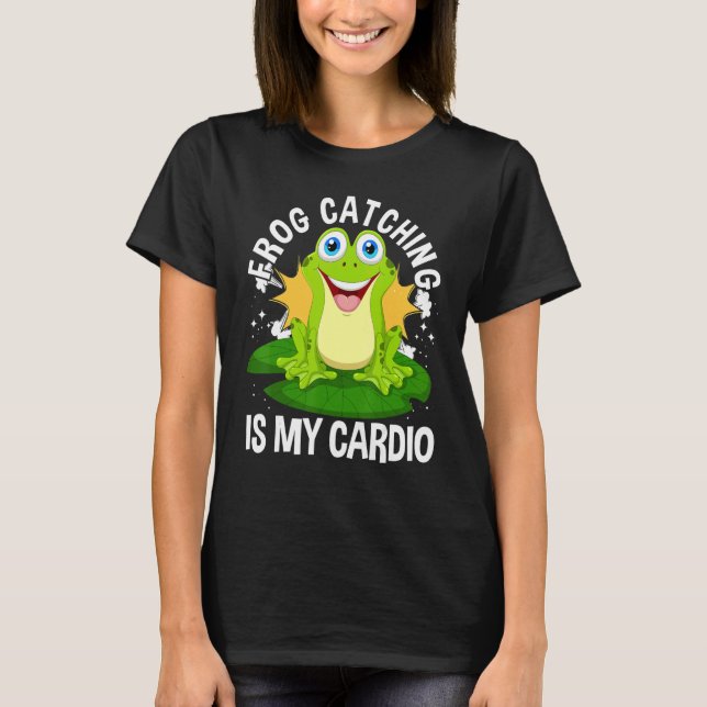 Camiseta O sapo Capturador De Sapo É Meu Sapo De Cardio H (Frente)