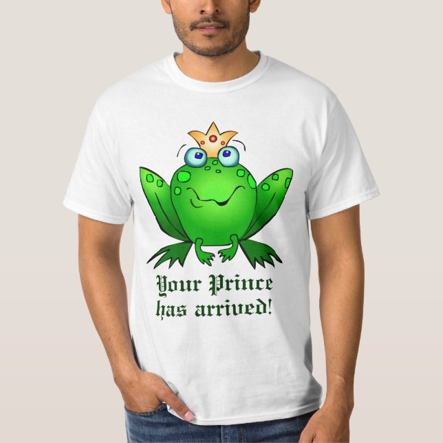 Camiseta O Sapo Coroa Seu Príncipe Chegou (Frente)
