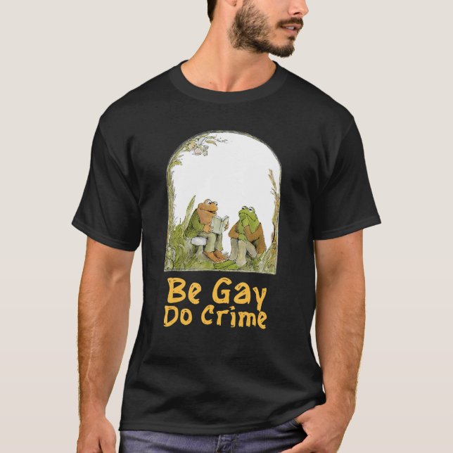 Camiseta O Sapo Do Sapo É Gay Do Crime Engraçado Gr (Frente)