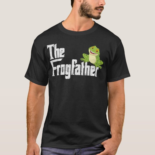 Camiseta O Sapo Frogdad Padre Funny Sapo Catcher (Frente)